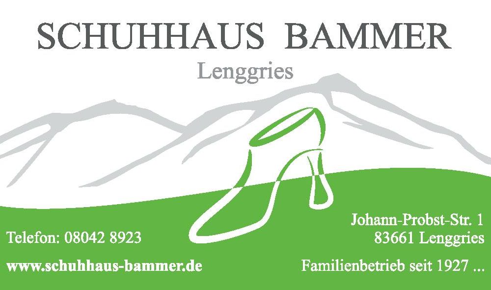 Visitenkarte Schuhhaus Bammer