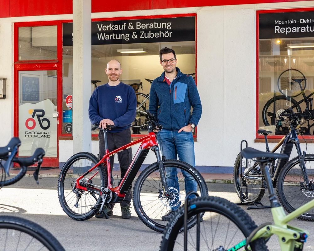 E-Bikes an der Isar